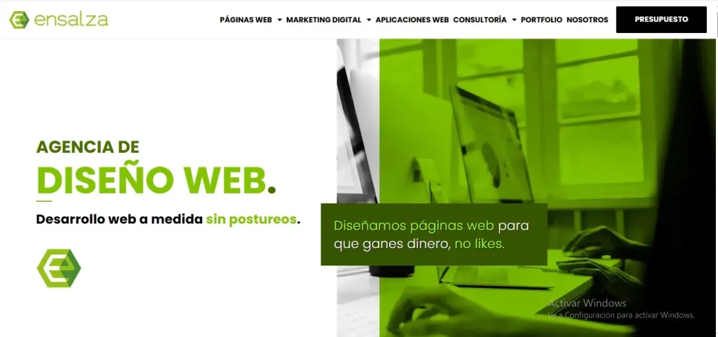 5 mejores agencias de Desarrollo Web en Madrid Agencia Ensalza